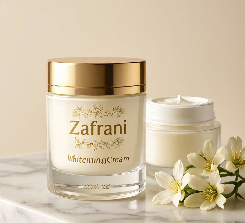 Zafrani Whitening Cream 250g – Herbal Saffron Glow Cream | Skin Brightening & Dark Spot Removal
