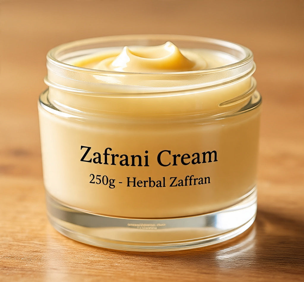 Zafrani Whitening Cream 250g – Herbal Saffron Glow Cream | Skin Brightening & Dark Spot Removal